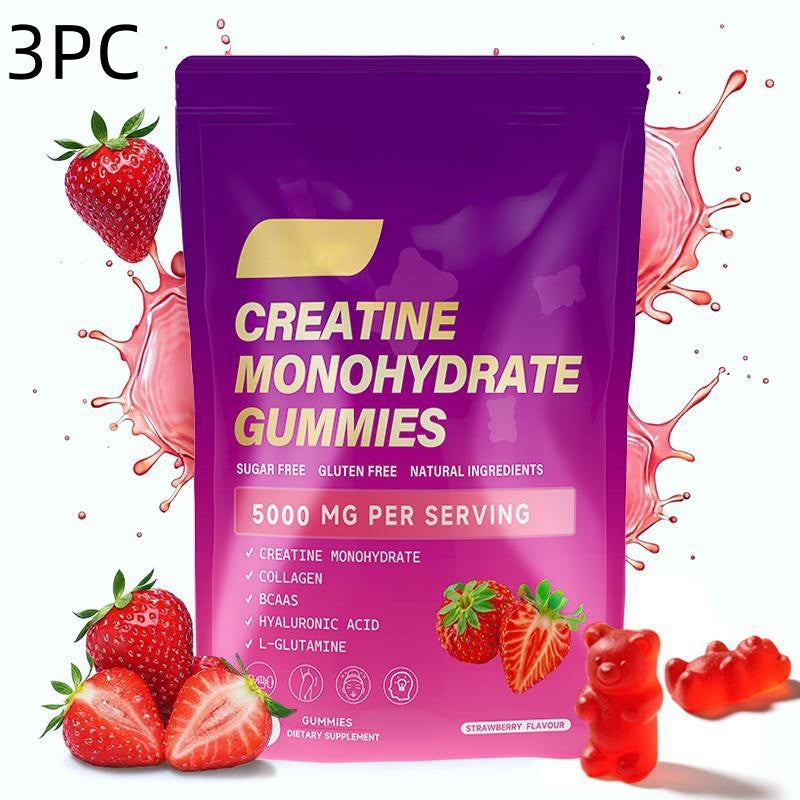 Creatine Monohydrate Gummies 3 bottle bundle